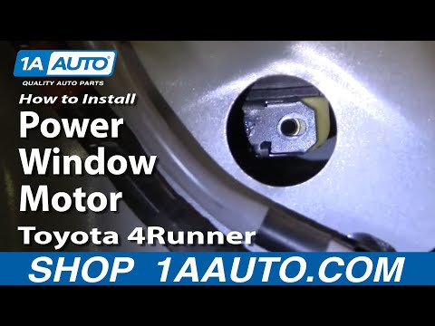 How to Replace Window Regulator 96-98 Toyota 4Runner
