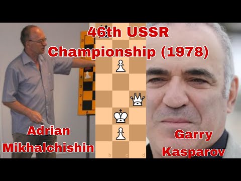 Young Kasparov Defeated! | Adrian Mikhalchishin vs Garry Kasparov | USSR Championship 1978