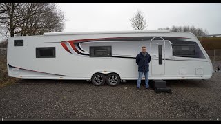 Der LÄNGSTE Wohnwagen der Welt: KABE HACIENDA 1000 TDL E3 DU Wohnwagen 2021. Komplette Roomtour.