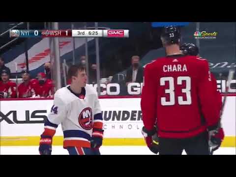 Zdeno Chara and Tom Wilson bully Jean-Gabriel  Pageau
