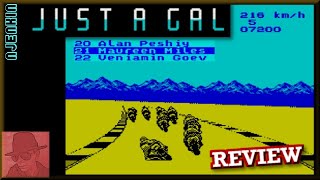 Just a Gal : Homebrew from 2019 - on the ZX Spectrum 48K !! with Commentary