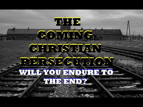 PROPHETIC WARNING: THE COMING CHRISTIAN PERSECUTION, HOW TO PREPARE FOR THE COMING PERSECUTION. PT 1