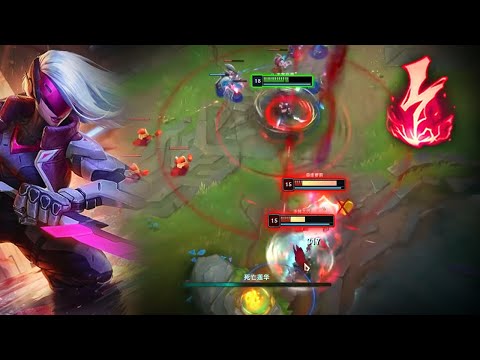 Rank 1 Katarina : His mechanic is to FAST insane 1v5 Comeback - Engsub