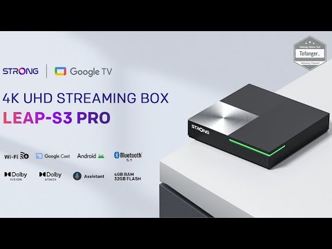 STRONG Leap S3 Pro Android TV Box Multimedia-Gateway Android 12 4 GB RAM & 32 GB ROM (Unboxed)