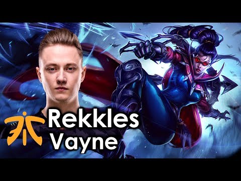 Rekkles picks Vayne