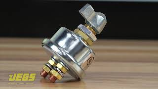 Master Battery Disconnect Switch [20 Amps Continuous, 125 Amps Momentary] - video thumbnail 4