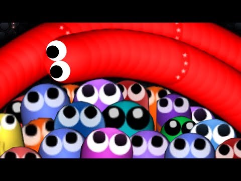 Slither.io 001 Troll Hacker Snake vs. 91722 Giant Snakes Epic Slitherio Gameplay!