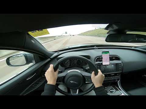 235KM/H German Autobahn *Jaguar XE