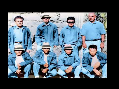 Colorized Mexican Mafia Iconic Picture At Folsom Prison. Joe Morgan, Louis “Huero Buff” Flores
