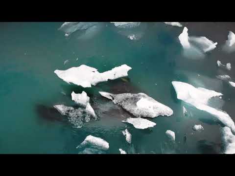 Flying over the river