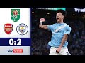 DOPPELPACK City Holt Den Titel FC Arsenal Manchester City Highlights EFL Carabao Cup Finale