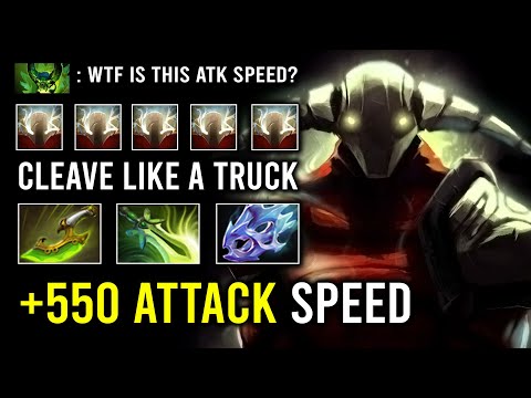 WTF +550 Attack Speed Full Agility Late Game Moon Shard Hard Carry Sven Dota 2