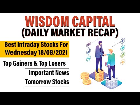 Daily Market Recap 17-August-2021 जानिये आज दिनभर के कारोबार का पूरा Recap | Wisdom Capital