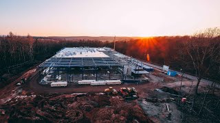 Construction time-lapse: New assembly area incl. office (webcam)