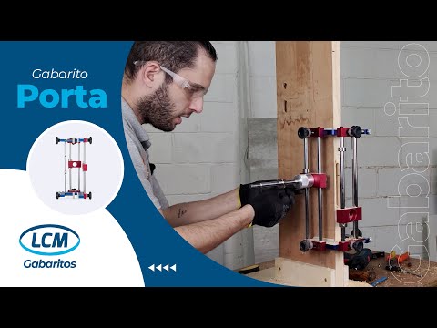 Instalando fechaduras de forma rápida e prática com o Gabarito Porta LCM