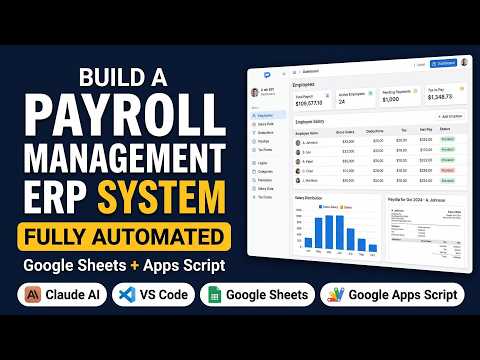 How to Build a Full HR & Payroll ERP with Google Apps Script and React | Salary Slip + Attendance