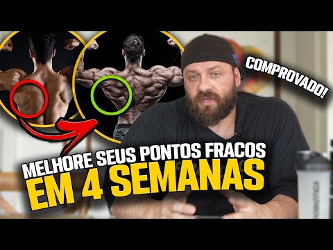 MELHORE SEUS PONTOS FRACOS EM 4 SEMANAS! SUA DORSAL MAIS LARGA E DEFINIDA!