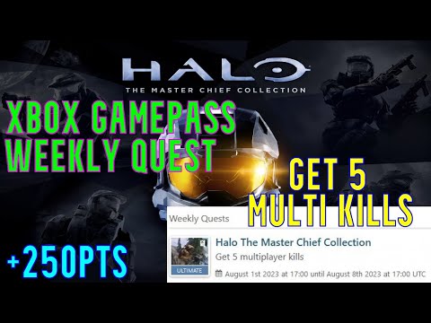 Halo: The Master Chief Collection (Get 5 Multiplayer Kills) - Xbox Game Pass Weekly Quest