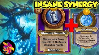 THIS TRINKET ON SINDRAGOSA IS NOT FAIR | Hearthstone Battlegrounds