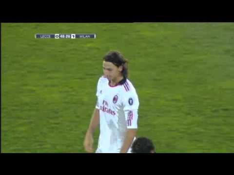 Zlatan ibrahimovic goal against Lecce 16/01-11