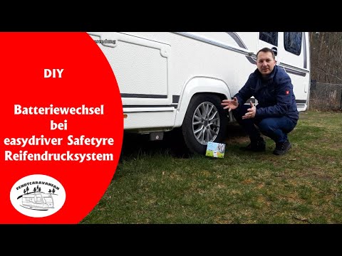 DIY - Wie wechselt man die Batterie bei easydriver safetyre Reifendrucksystem | fendtcaravanfan