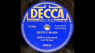 Johnny Lee Wills & His Boys - Devil's Blues 1941