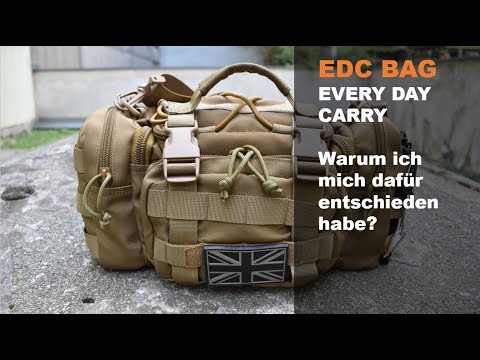 EDC bag | Onetigris Molle | Why I chose it | German | english subtitles