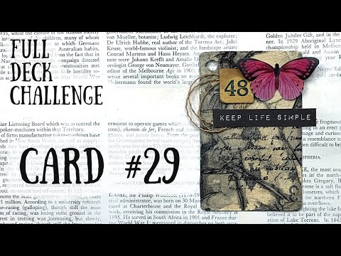 Vintage Pink | Card #29 Full Deck Challenge 🦋Shanouki Art 🦋