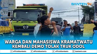 MASYARAKAT KEMBALI TURUN KE JALAN TOLAK TRUK ODOL