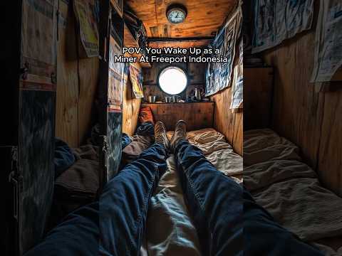 POV You Wake Up as a Miner At Freeport Indonesia 🐸 by AI Cinematic Film #shorts #facts