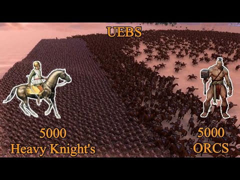 5000 Cavalry's vs 5000 ORCS | Ultimate Epic Battle Simulator |
