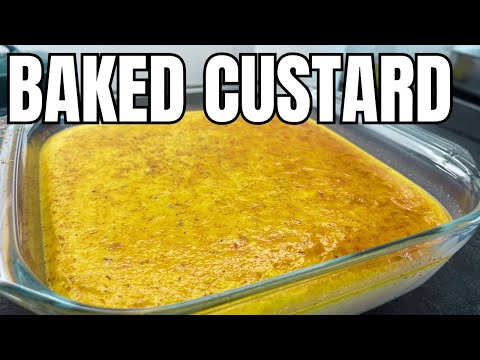 BEST BAKED CUSTARD RECIPE