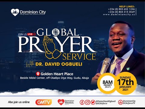 GLOBAL PRAYER SERVICE LIVE  WITH DR DAVID OGBUELI