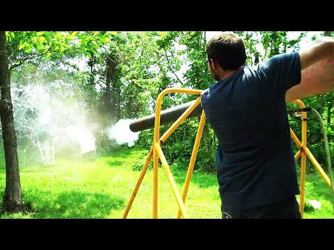 Air Cannon with slow motion shot