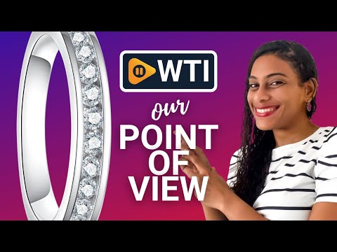 Moissanite Wedding Band Half Eternity Ring D Color VVS1 Clarity Round Brilliant Cut Moissanite Diamond S925 Sterling Silver Channel Set Stackable Anniversary Bands for Women with Certificate - WTI product video review