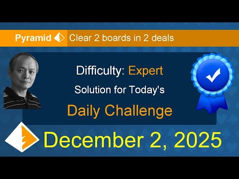Microsoft Solitaire Collection: Pyramid - Expert - December 2, 2025