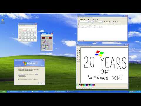 20th Anniversary of Windows XP!