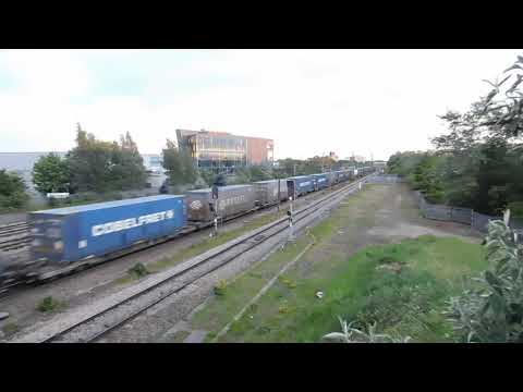88005 & (Chiltern Railways) 68015 at Darlington - 4Z45 Daventry Int Rft Recep to Mossend Down Yard