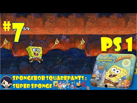 SpongeBob SquarePants - PS 1 - Walkthrough - SuperSponge # Part 7 Thermal Tunnels
