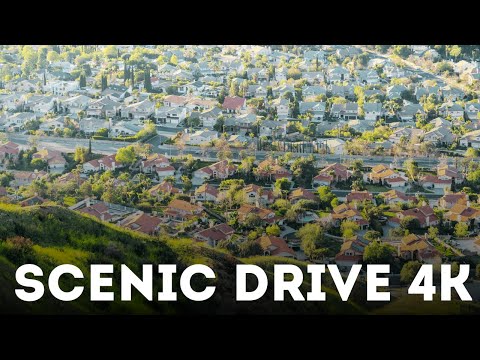 Driving Los Angeles 4K – Topanga Canyon Blvd, Porter Ranch & Granada Hills 🚘🌴