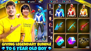 Free Fire Giving New Legendary Bundle And 25 000 Diamonds To 9 Year Old Kid Garena Free Fire Mp4 3GP & Mp3