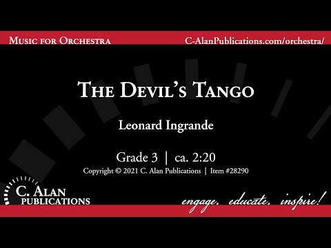 The Devil's Tango (String Orchestra Gr. 3) - Leonard Ingrande