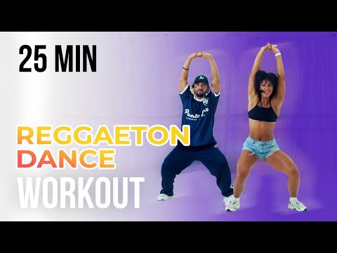 25 MIN REGGAETON DANCE WORKOUT 🔥 Full Body Cardio & Party Vibes