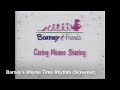 Barney S Rhyme Time Rhythm Screener November 9 1999 For Caring Means Sharing PBS 1996