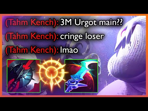 Tahm Kench was not happy to face an Urgot Main [Diamond Urgot vs Tahm Kench] - League of Legends