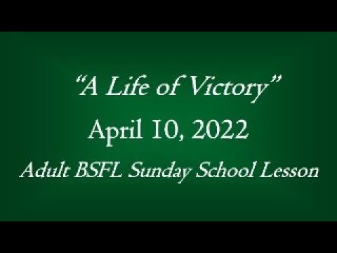A Life of Victory- April 10, 2022 PrepTalk