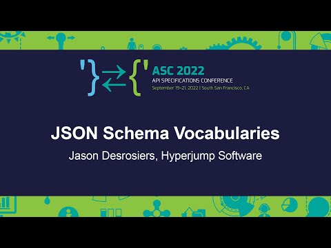 Workshop: JSON Schema Vocabularies   Jason Desrosiers, Hyperjump Software