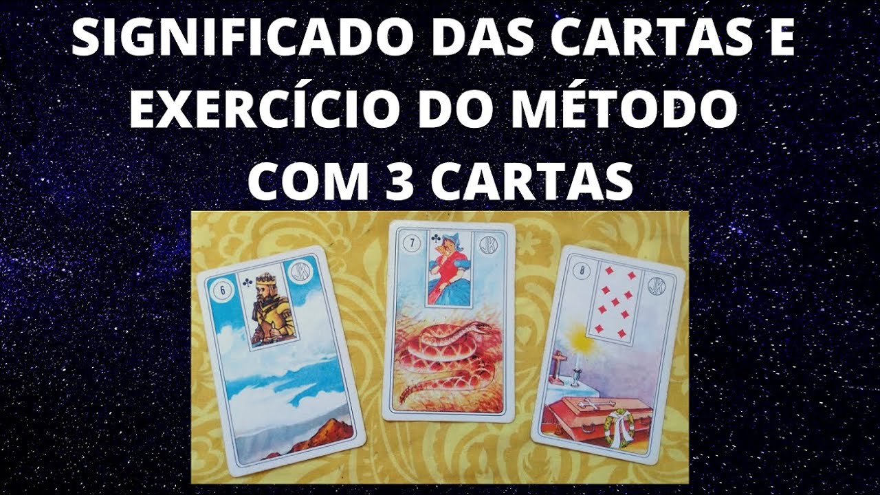 SIGNIFICADO DAS CARTAS DO BARALHO CIGANO - NUVENS, COBRA e CAIXÃO. MOSTRA DO MÉTODO 3 CARTAS