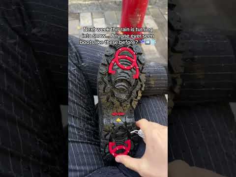 They’re also waterproof so this rain that is going on today was useful! #rain #snow #winter