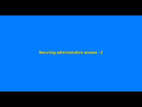 Configuration privilege levels